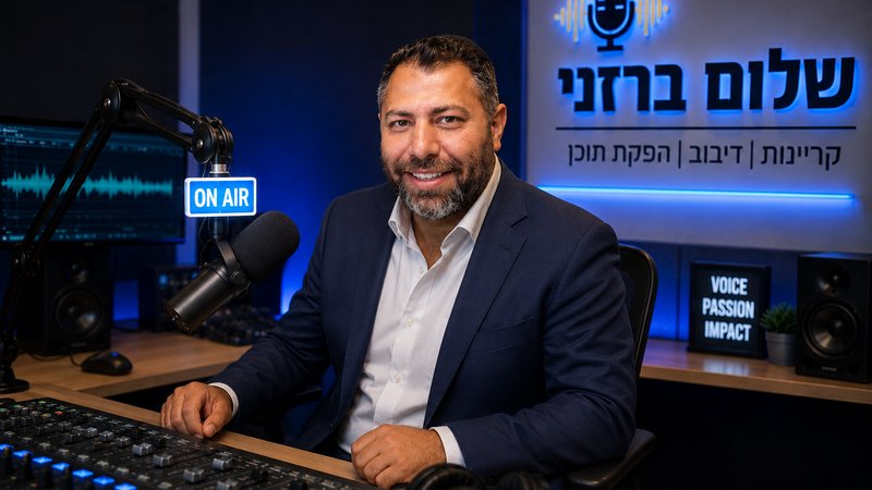 הצצה לאולפן ההקלטה